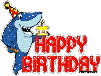 happy birthday shark
