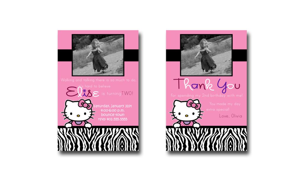 custom hello zebra print birthday invitations ebay custom hello zebra print birthday invitations ebay