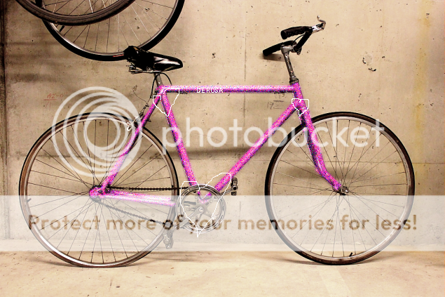 racer rosa custom aluminium